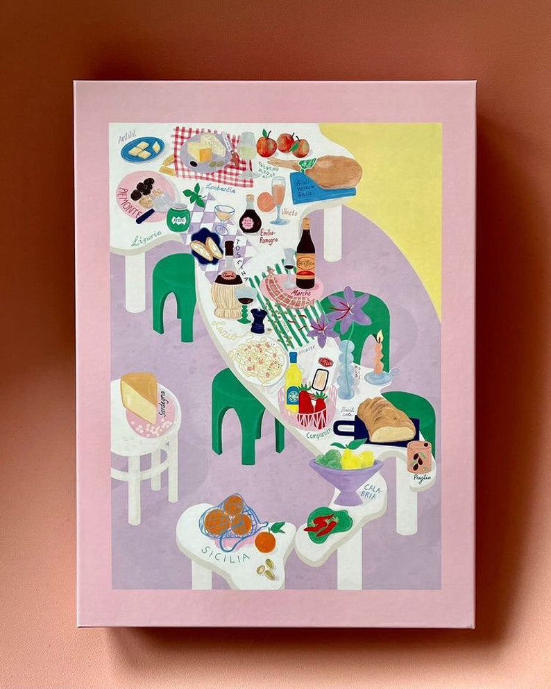 1000-piece puzzle "AMORE" // The Puzzle Collective // Discover Italy // For Adults image 7