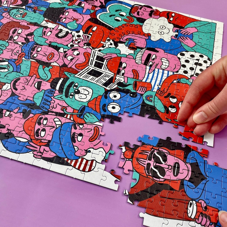 Puzzel van 500 stukjes "NINE AM" van The Puzzle Collective. Zoekplaatje. afbeelding 1