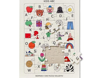 パズル 40ピース 「KIDS ABC」 知育玩具 ABCパズル 文字 - Etsy 日本