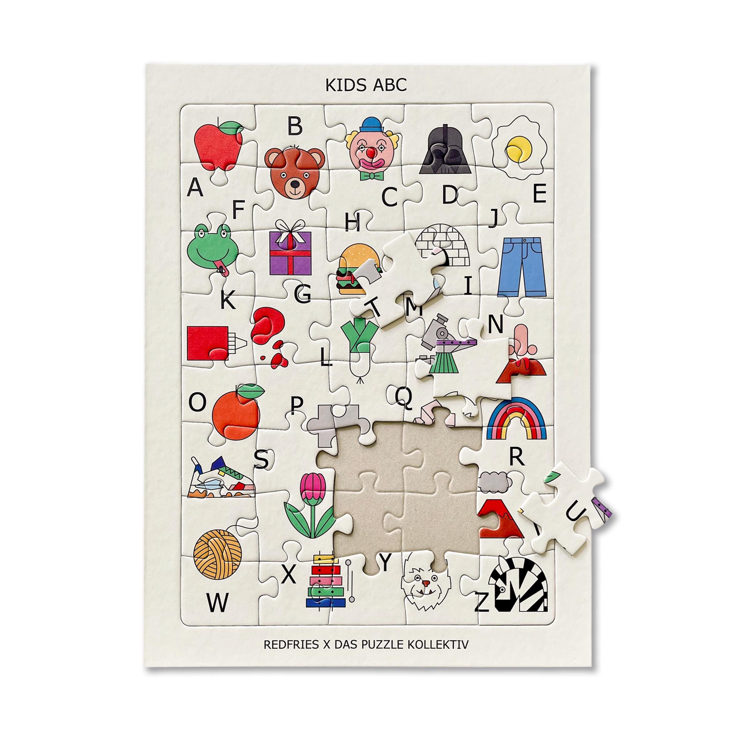 パズル 40ピース 「KIDS ABC」 知育玩具 ABCパズル 文字 - Etsy 日本