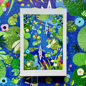 1000-piece puzzle "Canopy Canoeing" Adventure Puzzles for Adults