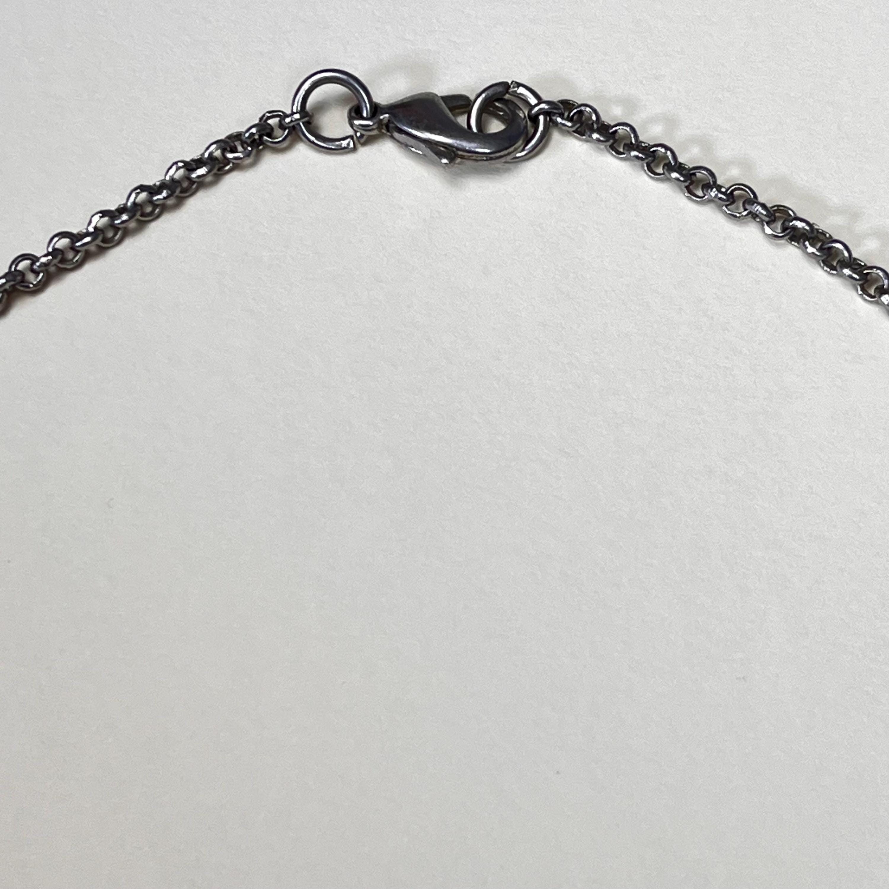 Vintage Thierry Mugler Necklace – 1990s Face Pendant Fringe