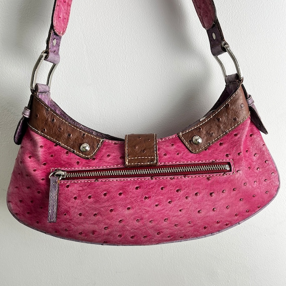Vintage Guess Bag Y2K pinkGuess Bag Guess Shoulde… - image 9