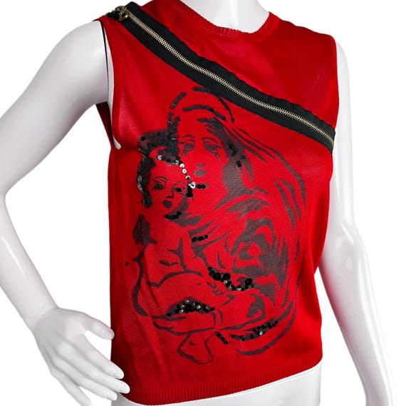 John Galliano for Dior Tank Top Runway Collection Vintage Y2K Top