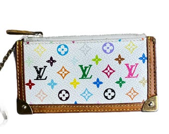 Authentic Louis Vuitton X Takashi Murakami Multicolor Pochette