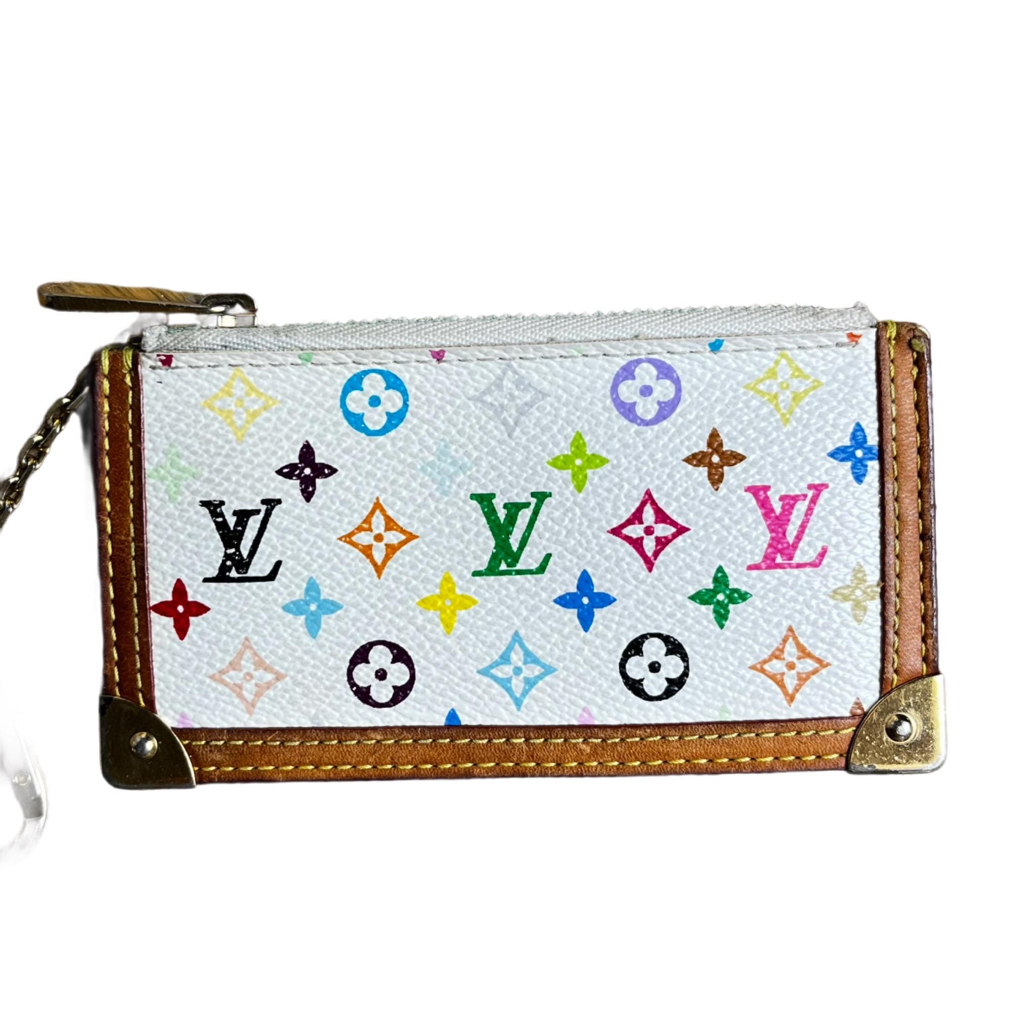 Authentic Louis Vuitton X Takashi Murakami Multicolor Pochette