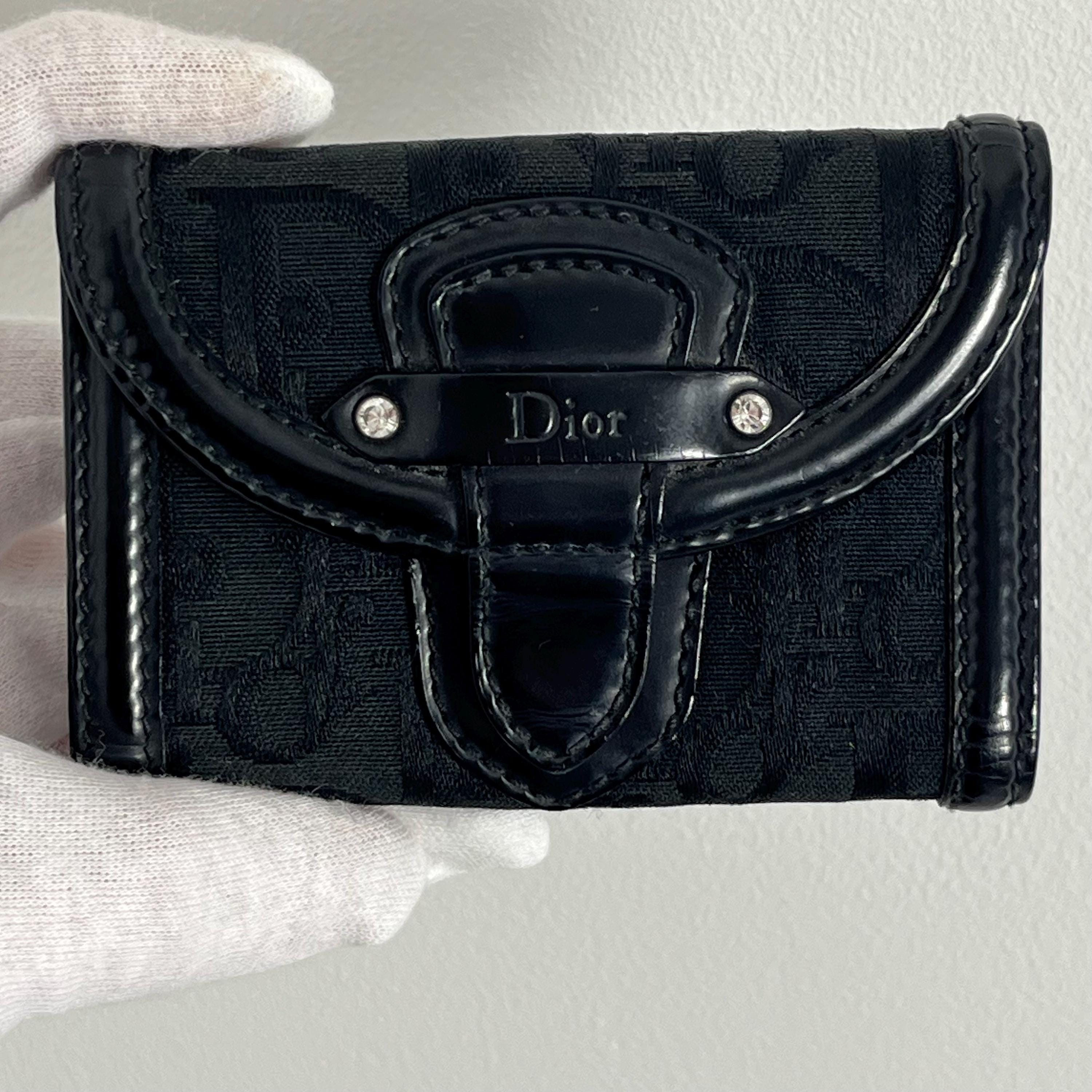 小物 Christian Dior Trotter Canvas Key Case Dior trotter key case - Gem