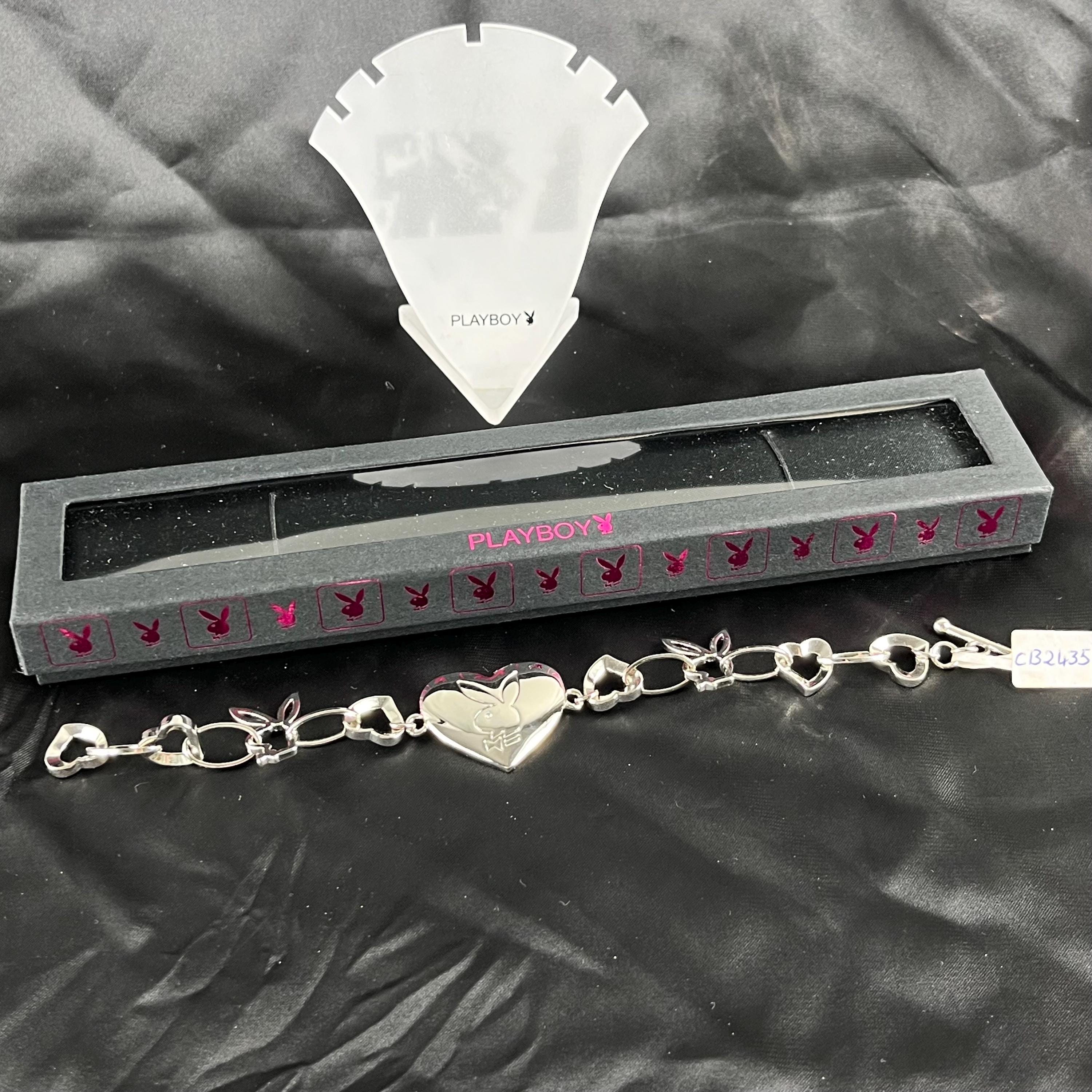 ヴィンテージ プレイボーイ バニーチャームブレスレット - シルバー