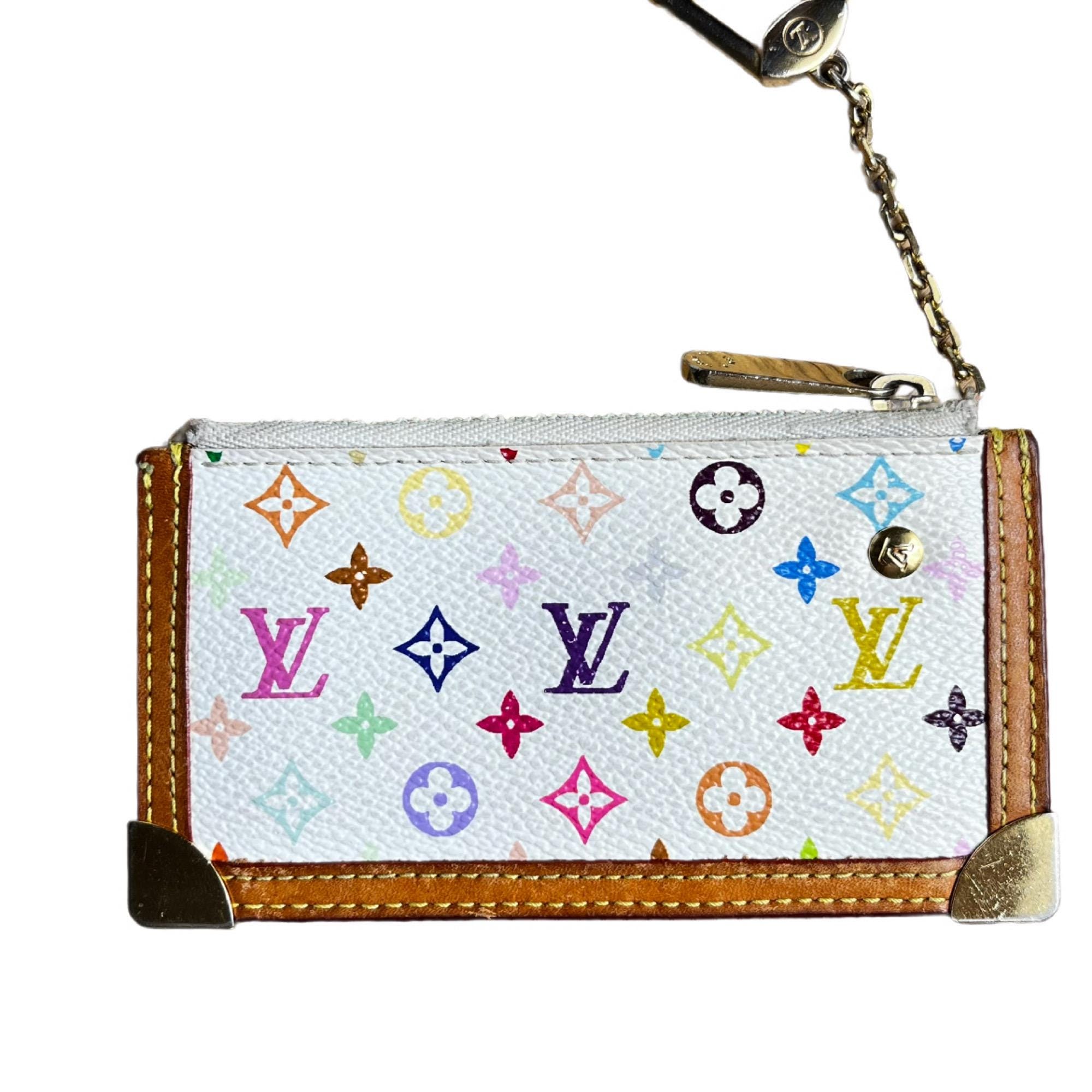 Authentic Louis Vuitton X Takashi Murakami Multicolor Pochette