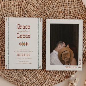 Western Wedding Invitation Template Southwestern Wedding Invitation Printable Ranch Wedding Invitation Cowboy Wedding Invitation | Dallas