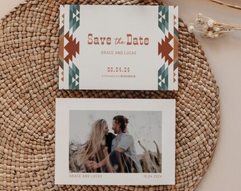 Western Save The Date Template Photo Save The Date Southwestern Wedding Ranch Wedding South Texas Wedding Save The Date | Dallas