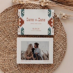 Western Save The Date Template Photo Save The Date Southwestern Wedding Ranch Wedding South Texas Wedding Save The Date | Dallas
