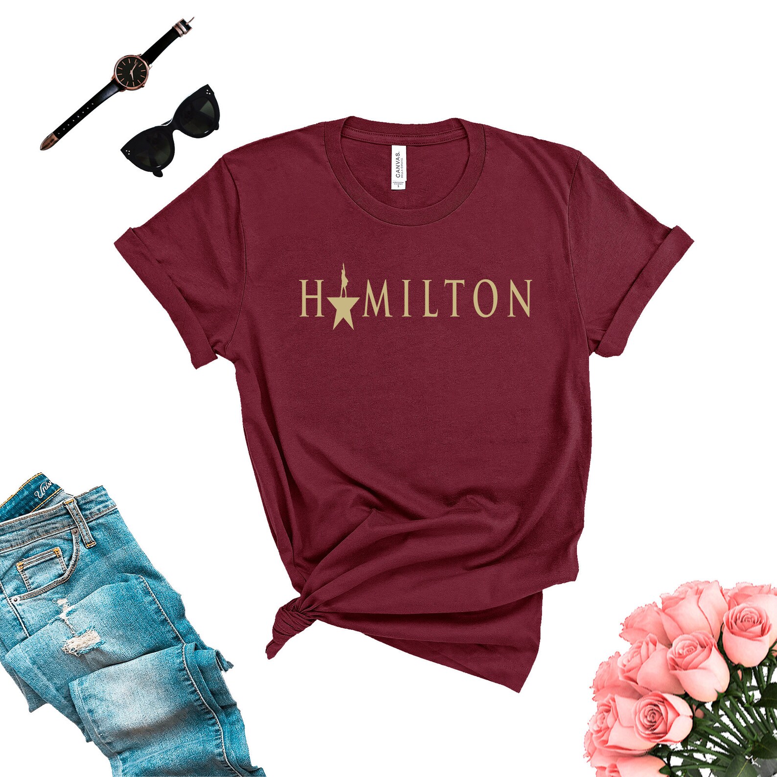 Hamilton Tshirt Hamilton Musical Shirt American Musical Etsy