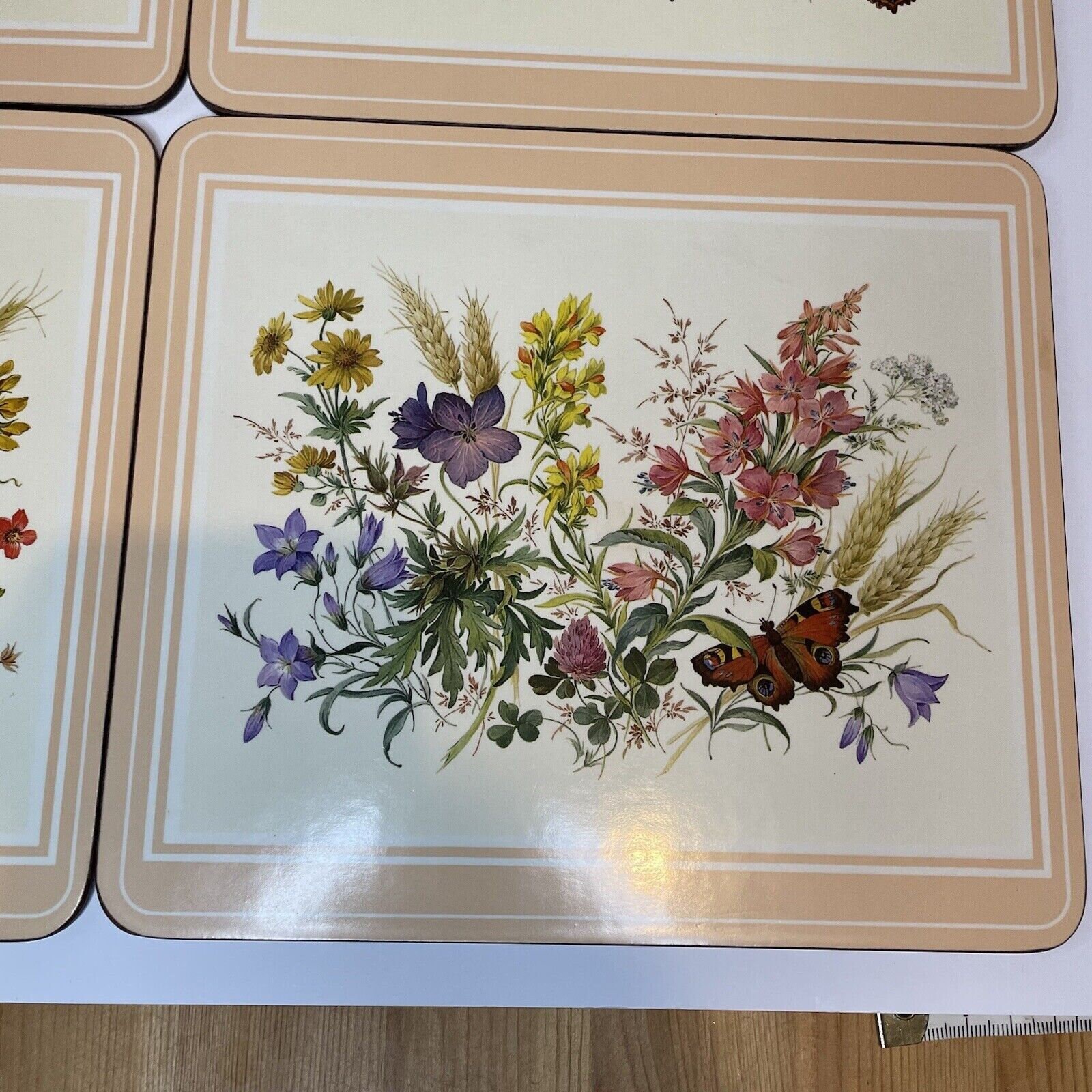 Vintage Pimpernel Traditional Acrylic Placemats Wild Flowers Etsy