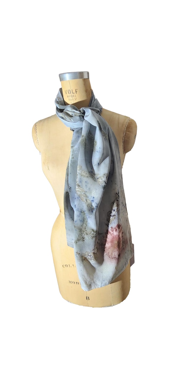 Early Bloomer-  Botanical print scarf