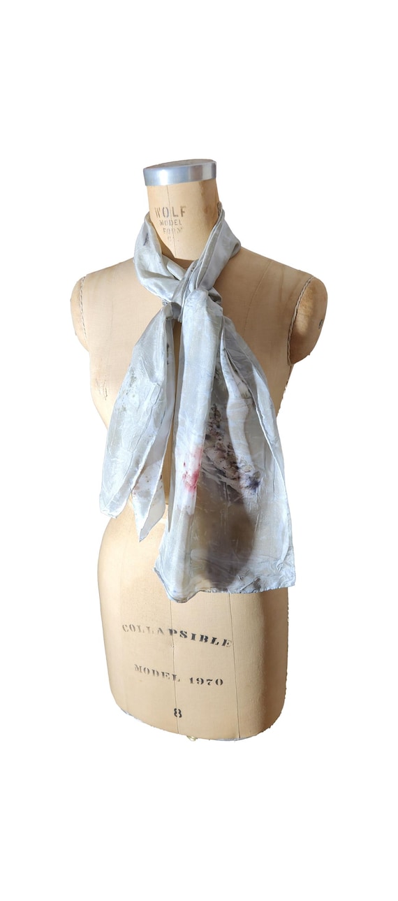 Bloom Where You're Planted -  Botanical print scarf