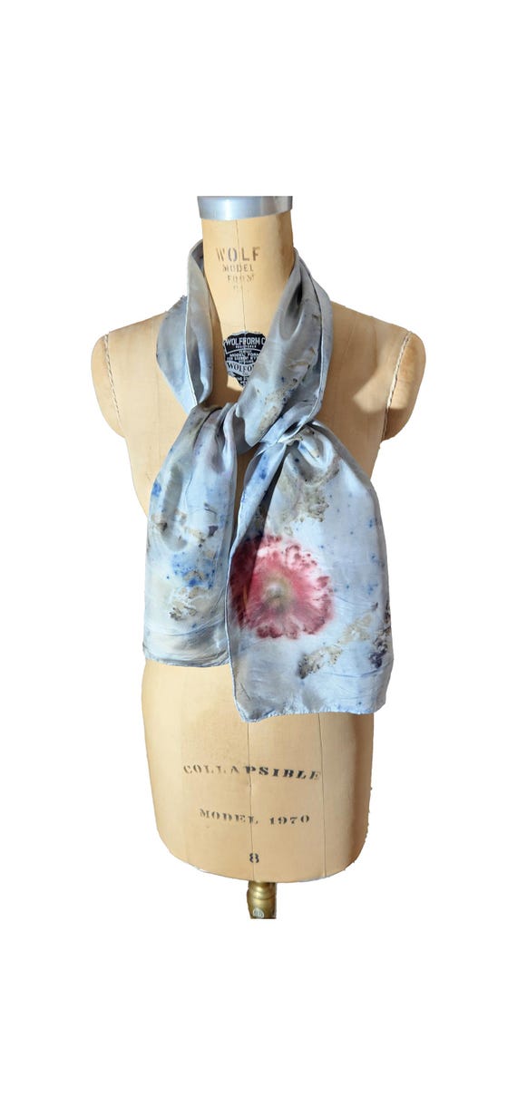 Violet Vibe -  Botanical print scarf