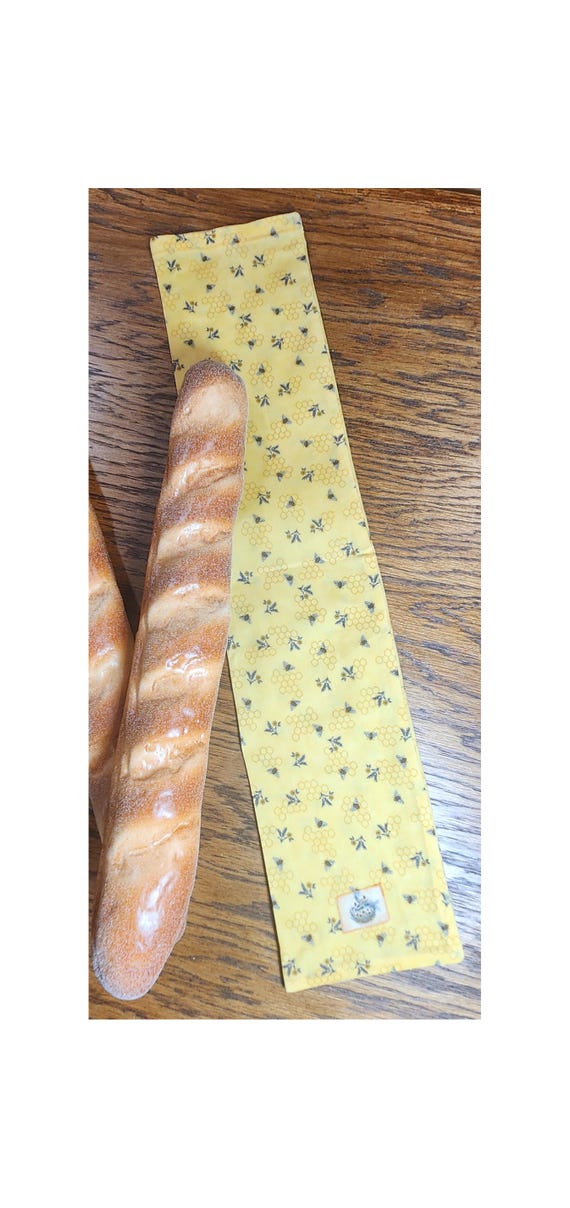 Honeybees and Flowers Baguette Bread Bag
