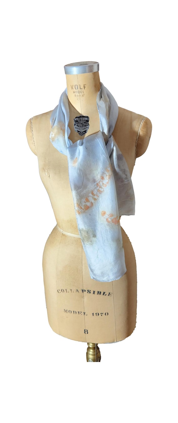 Botanical Indigo -  Botanical print scarf