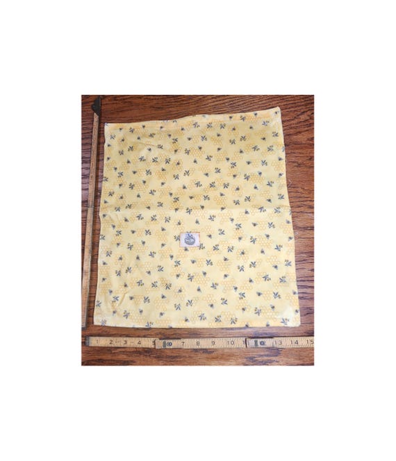 Honeybees and Flowers Boule Bread Bag