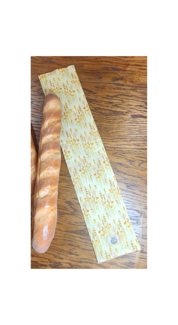 Prairie Flowers Baguette Bread Bag