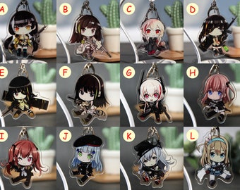 Girls Frontline IWS2000 RO635 UMP40 SPAS-12 WA2000 Acrylic Keychain Keyring Girls Frontline IWS2000 RO635 UMP40 SPAS-12 WA2000 Acrylic Keychain Keyring