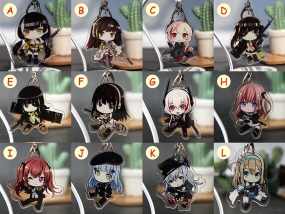 Buy Girls Frontline Game Anime Accessories Acrylic Keychain Gift Online in  India - Etsy