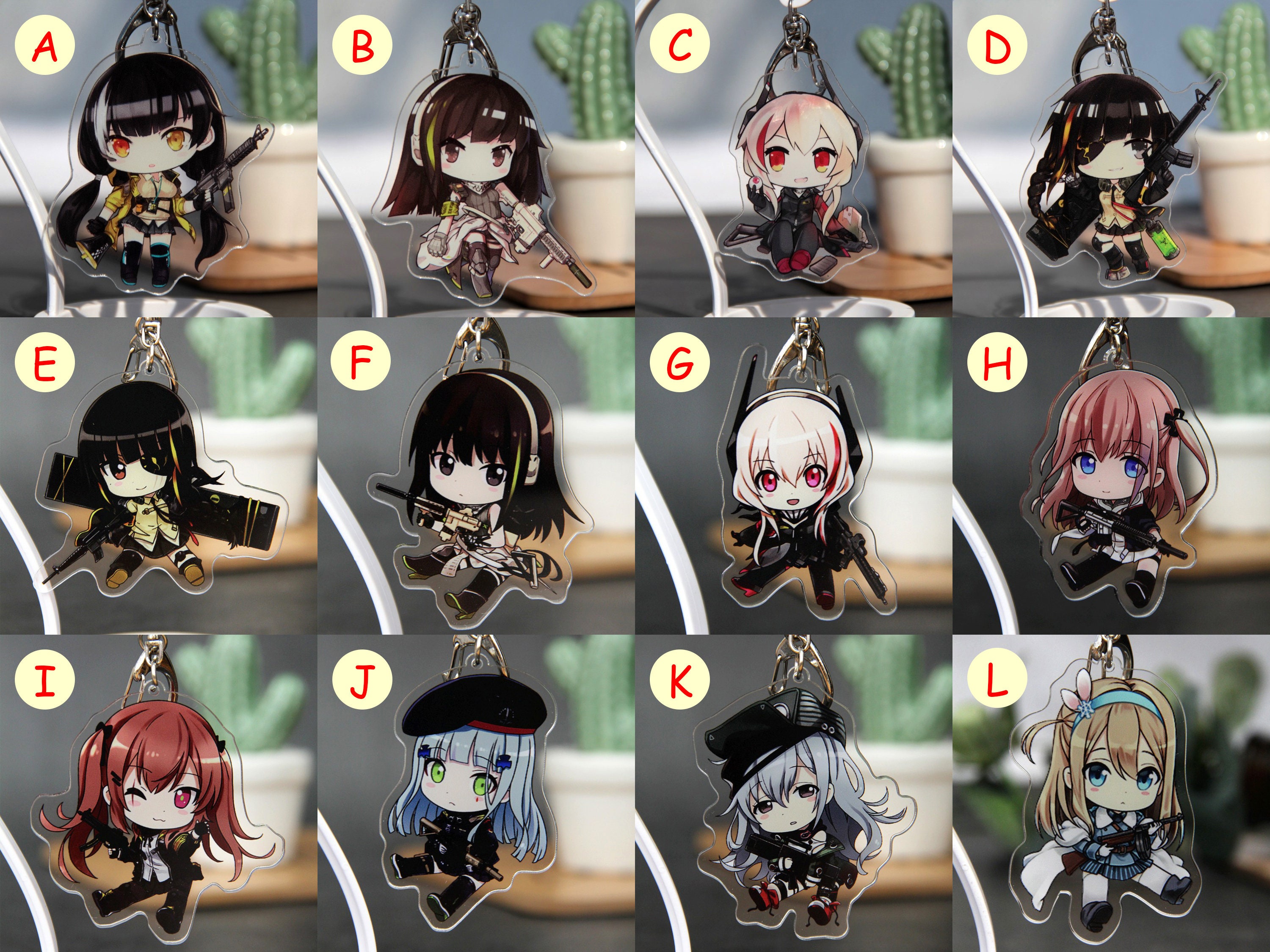 Girls Frontline Game Anime Accessories Acrylic Keychain Gift - Etsy Girls Frontline Game Anime Accessories Acrylic Keychain Gift - Etsy