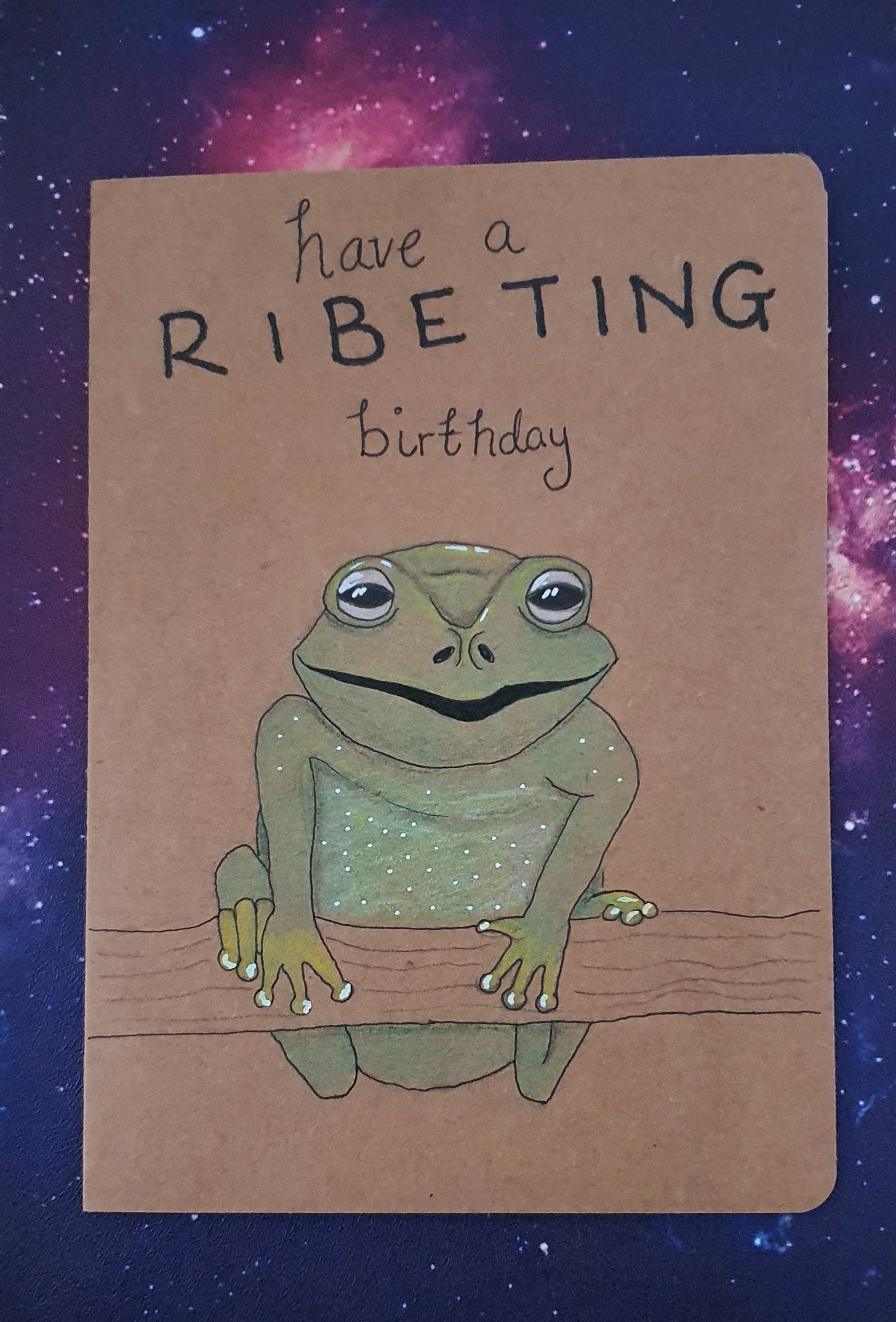 Handdrawn Custom Greetings Card Etsy
