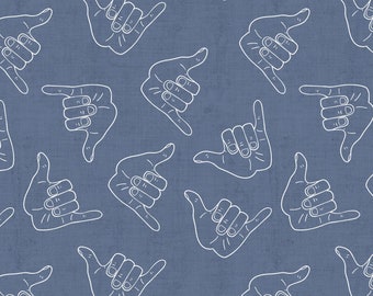 Hang Loose Seamless Pattern Design Digital File Clipart. Shaka Sign, Surf, Surfing, Beach, Aloha, Hawaii. Personal and Commercial Use.