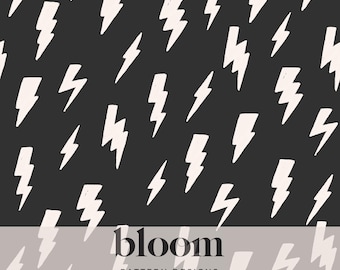 Lightning Bolt Seamless Design, Pattern File, Spooky Halloween, Boy