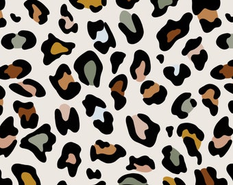 Spotted Animal Print Design - Seamless Clipart File. Leopard, Cheetah, Boho. Personal and Commercial Use.