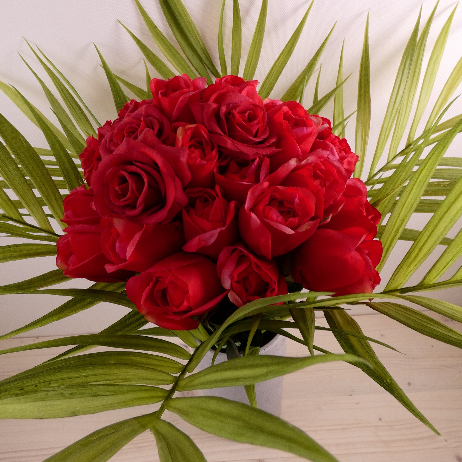 Stunning Red Rose Bouquetreal Touch Rosesred Rose Budsreal Etsy