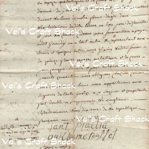 Conjunto de magníficas letras francesas de la década de 1820 Descarga digital