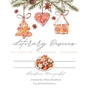 Holiday Literary devices