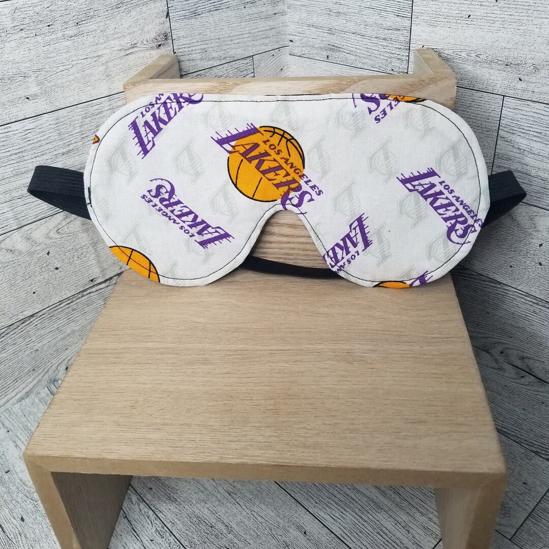 Los Angeles Lakers NBA Basketball Eye Mask Sleep Mask Handmade Etsy