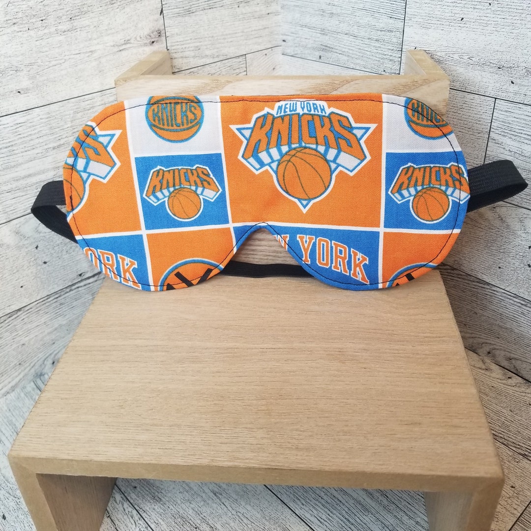 New York Knicks NBA Basketball Eye Mask Sleep Mask Handmade Satin