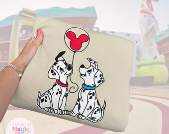 Disneyland 101 Dalmatians Embroidered Sweatshirt, Disney Vacation Shirt