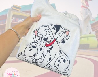 Disneyland 101 Dalmatians Embroidered Sweatshirt, Disney Vacation Shirt