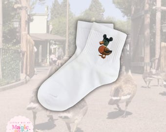 Embroidered Disney Ducks Socks