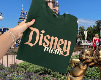 In my Disneymom Era, Disneyworld, Embroidered Sweater, Disneyland Sweatshirt, Disneyland Shirt, Disneyland Sweatshirt Women, Disneyworld Mom