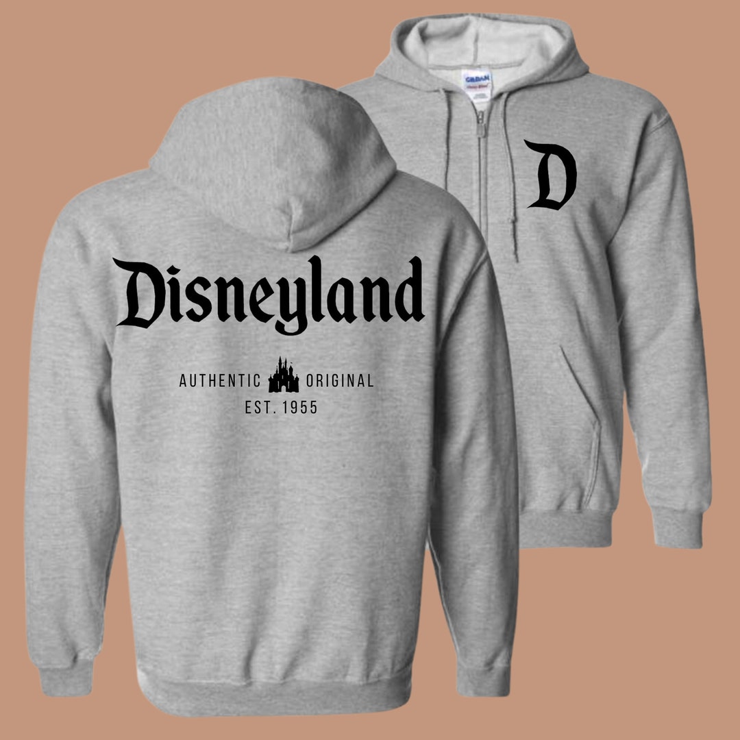 Disneyland Zip up Hoodie, Disneyland Sweater, Disneyland Sweatshirt
