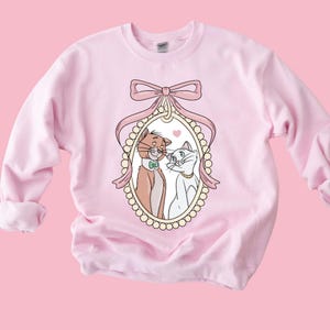 Disney Coquette Bow Shirt, Disneyland Sweater, Disneyland Cherry, Pink Disneyland Shirt, Disney Sweatshirt Women, Disneyland Shirt For Girls