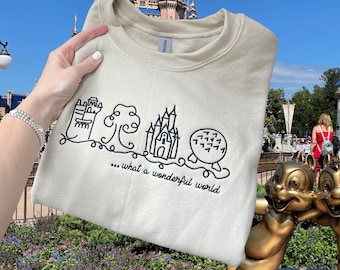 Disneyworld Embroidered Sweatshirt, Disneyworld Shirts, Disneyworld Sweatshirt, Disneyworld Sweatshirts Family, Disneyworld Tshirt