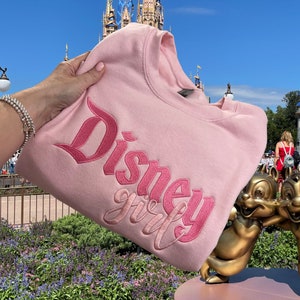 Disneyland Embroidered Sweater, Disney Girl, Disneyland Sweatshirt, Disneyland Shirt, Disneyland Sweatshirt Women, Disneyland Sweater