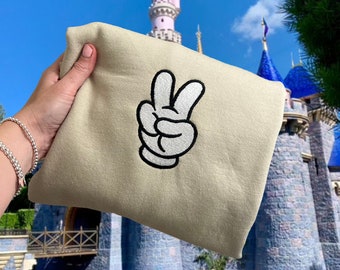 Disneyland Embroidered Sweater, Disneyland Sweatshirt, Disneyland Shirt, Disneyland Sweatshirt Women, Mickey Shirt, Disneyland Sweater