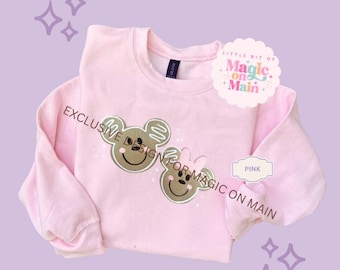 Disneyland Christmas Sweatshirt, Disneyland Christmas Shirt, Disneyland Embroidered Sweater, Disneyland Gingerbread, Disney Gingerbread
