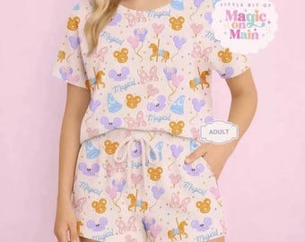 Conjuntos de ropa para mujer en Disneyland, conjuntos de ropa para mujer en Disneyworld, shorts de Disneyland, vestido de Disneyworld, conjunto de ropa de descanso de Disney.