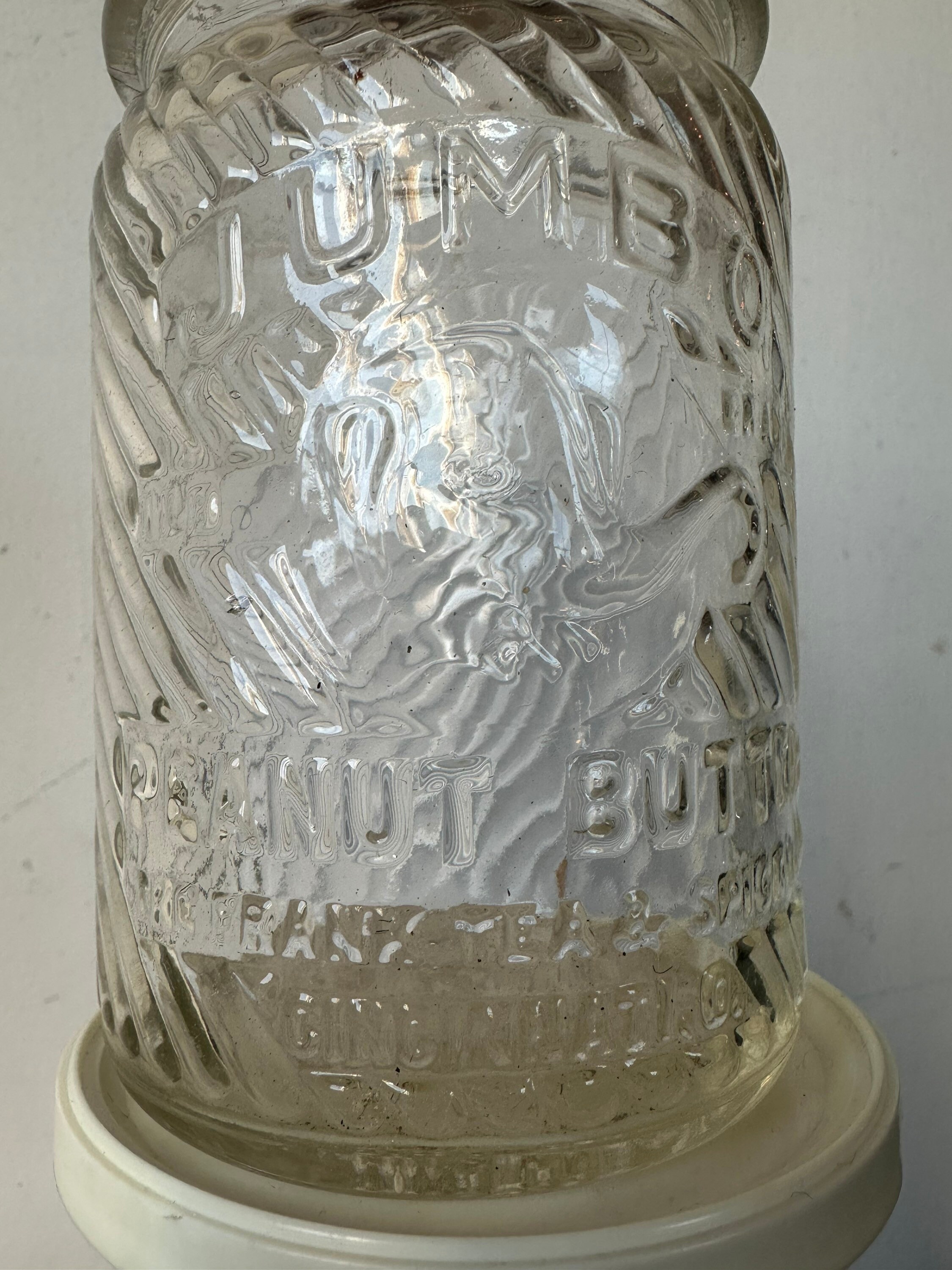Vintage JUMBO Peanut Butter Jar the Frank Tea & Spice Co Cincinnati OH