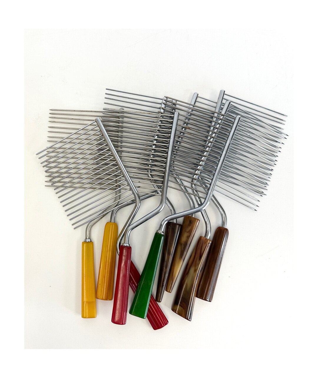 Vintage Bakelite Handle Cake Breaker Slicer Comb Pick One of Various